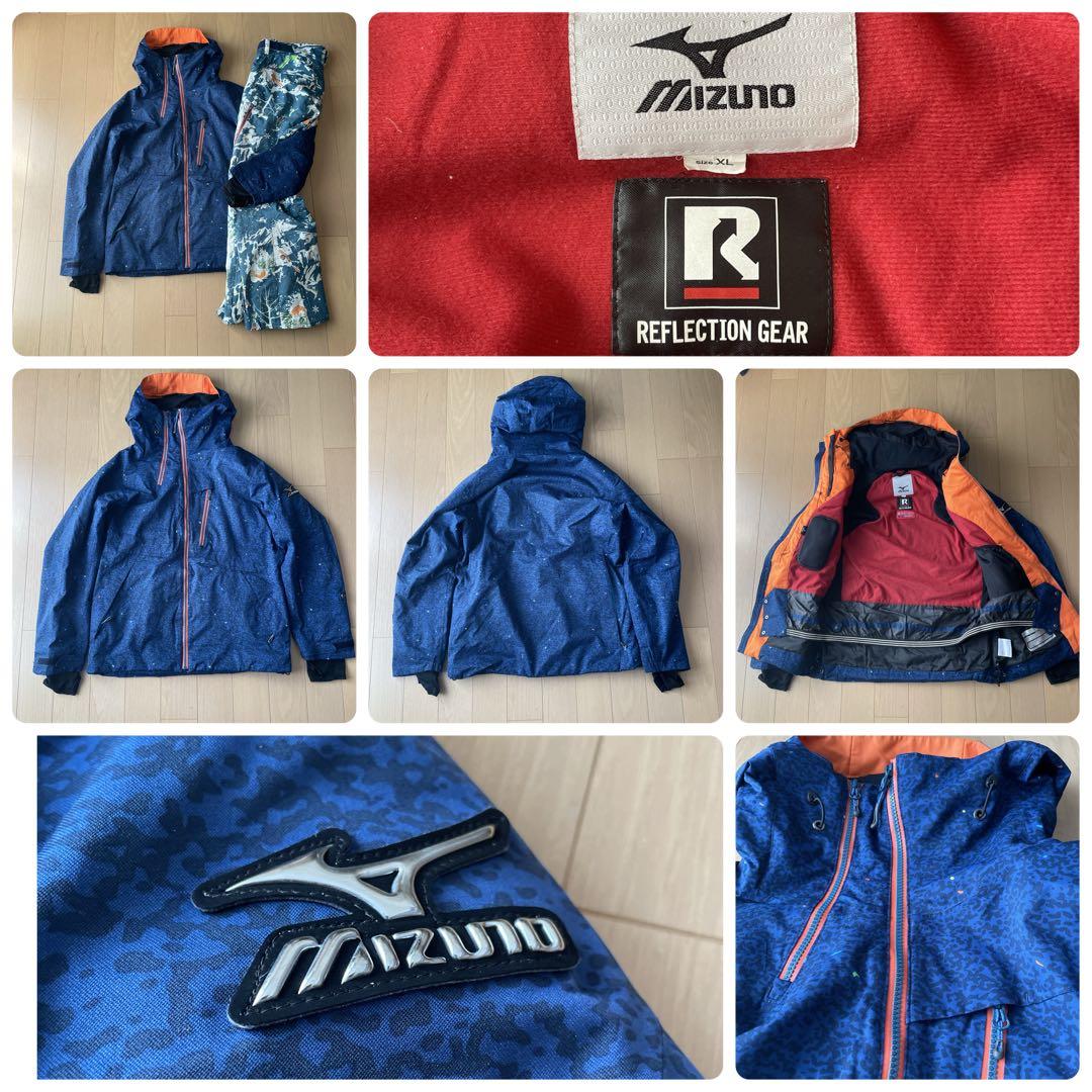 ミズノ MIZUNO スキーウェア 上下セット デモモデル 中古　サイズXL