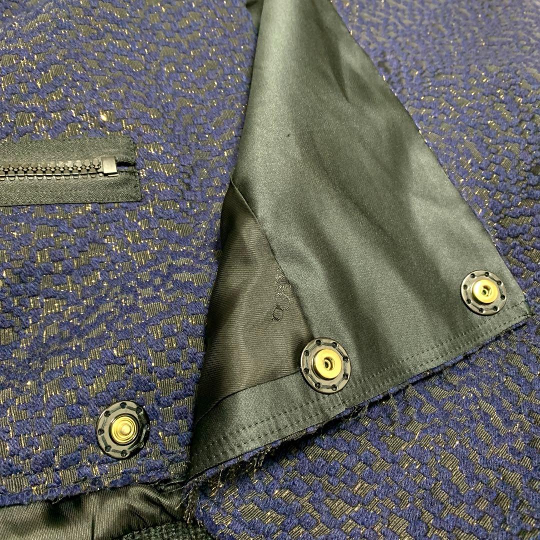 ★新品　マックスマーラ★2way上下❤︎ケープジャケット　ジャガード✨ラメ　2XL