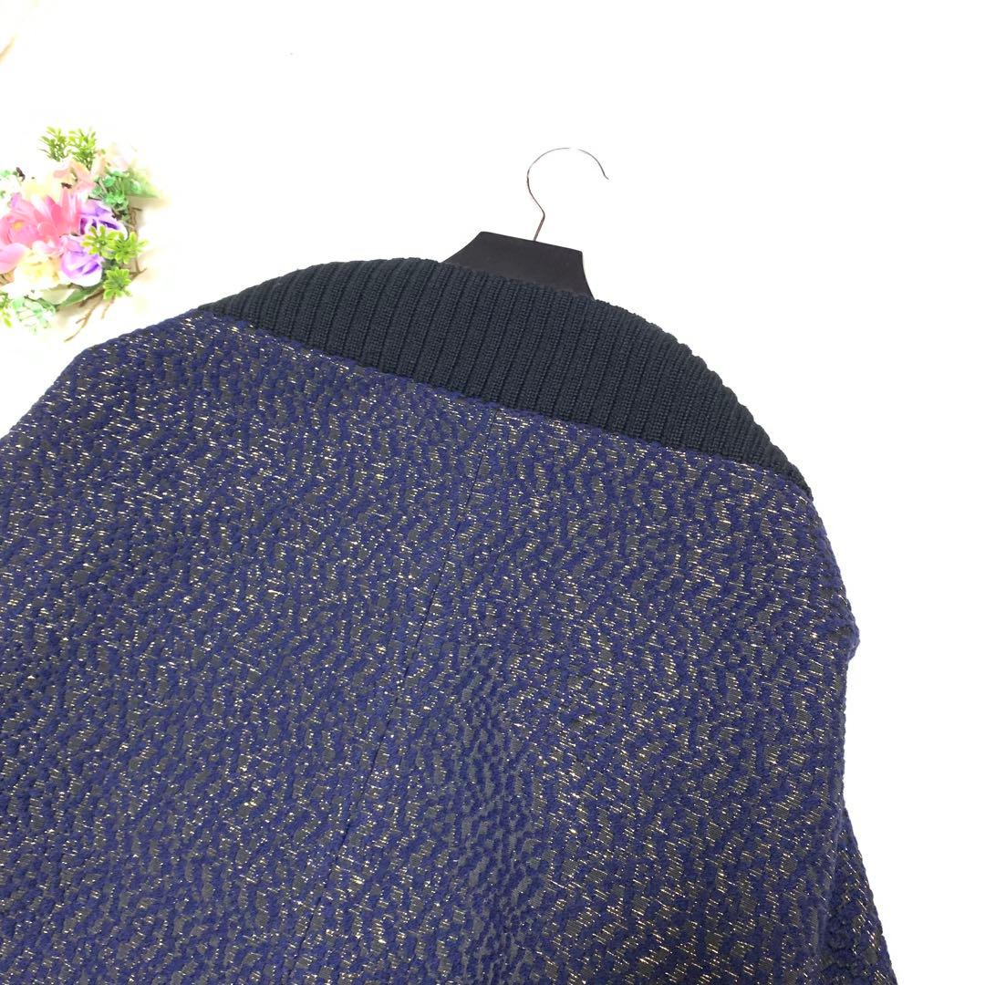 ★新品　マックスマーラ★2way上下❤︎ケープジャケット　ジャガード✨ラメ　2XL