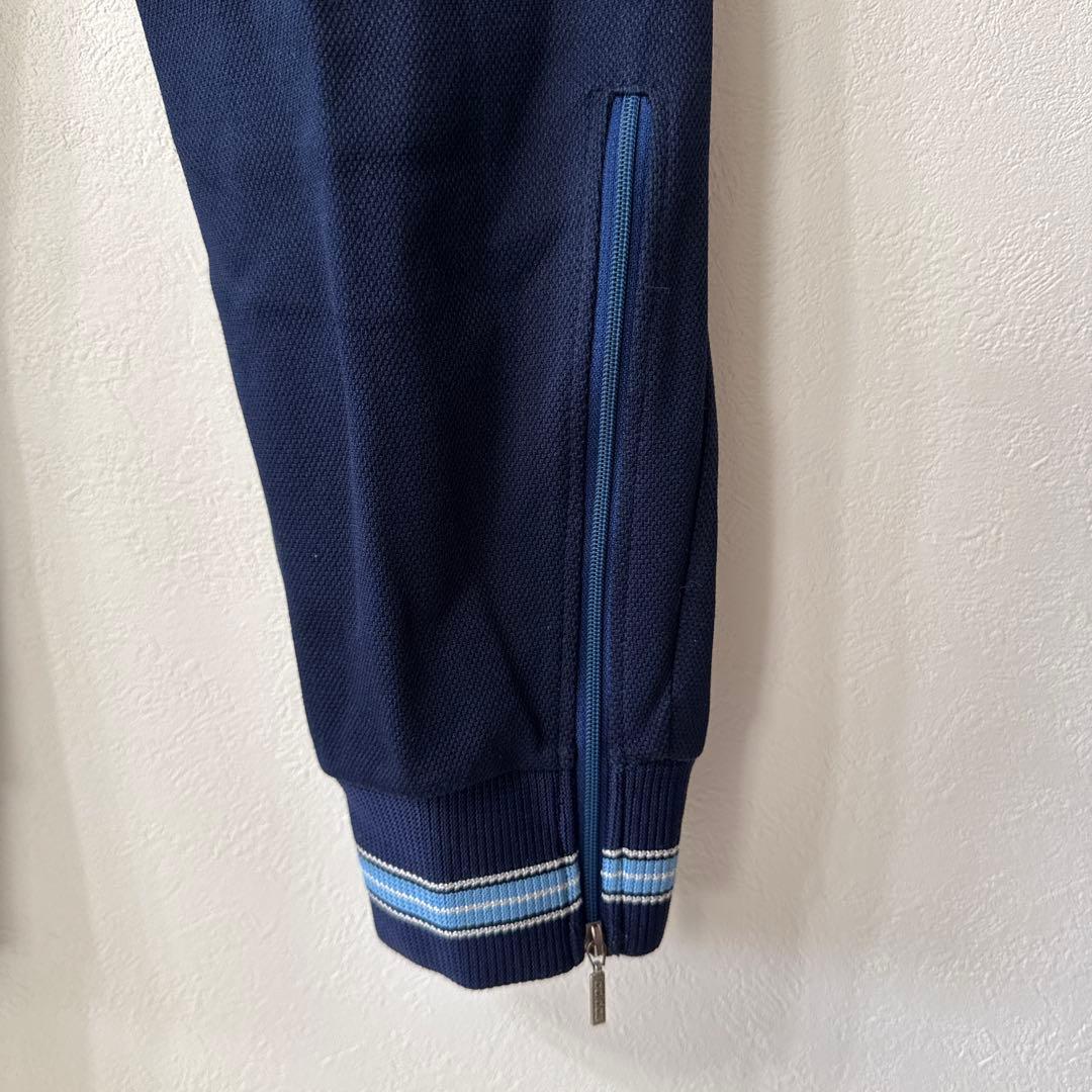 adidas アディダス 80s デサント製 ヴィンテージ ネイビー　ジャージ