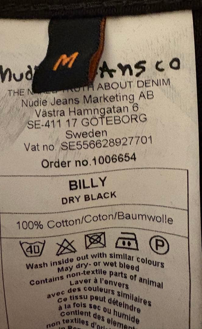 2着セットヌーディージーンズ　デニムジャケットサイズ M PERRY/BILLY