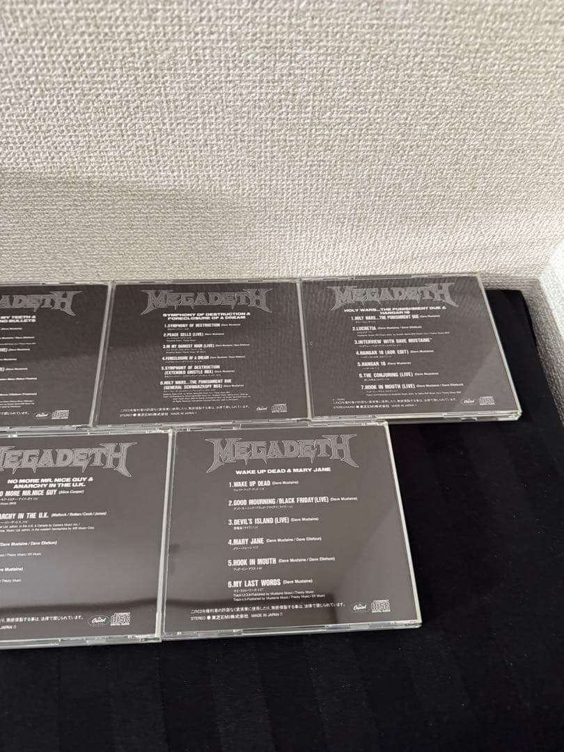 MEGADETH MEGABOX シングルコレクション