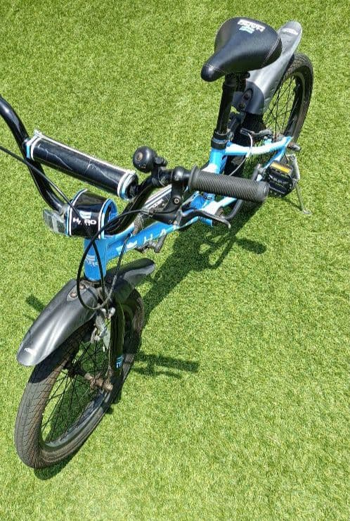 【お値下げ交渉可！】Haro 18インチ スカイブルー　泥除け、スタンド付き