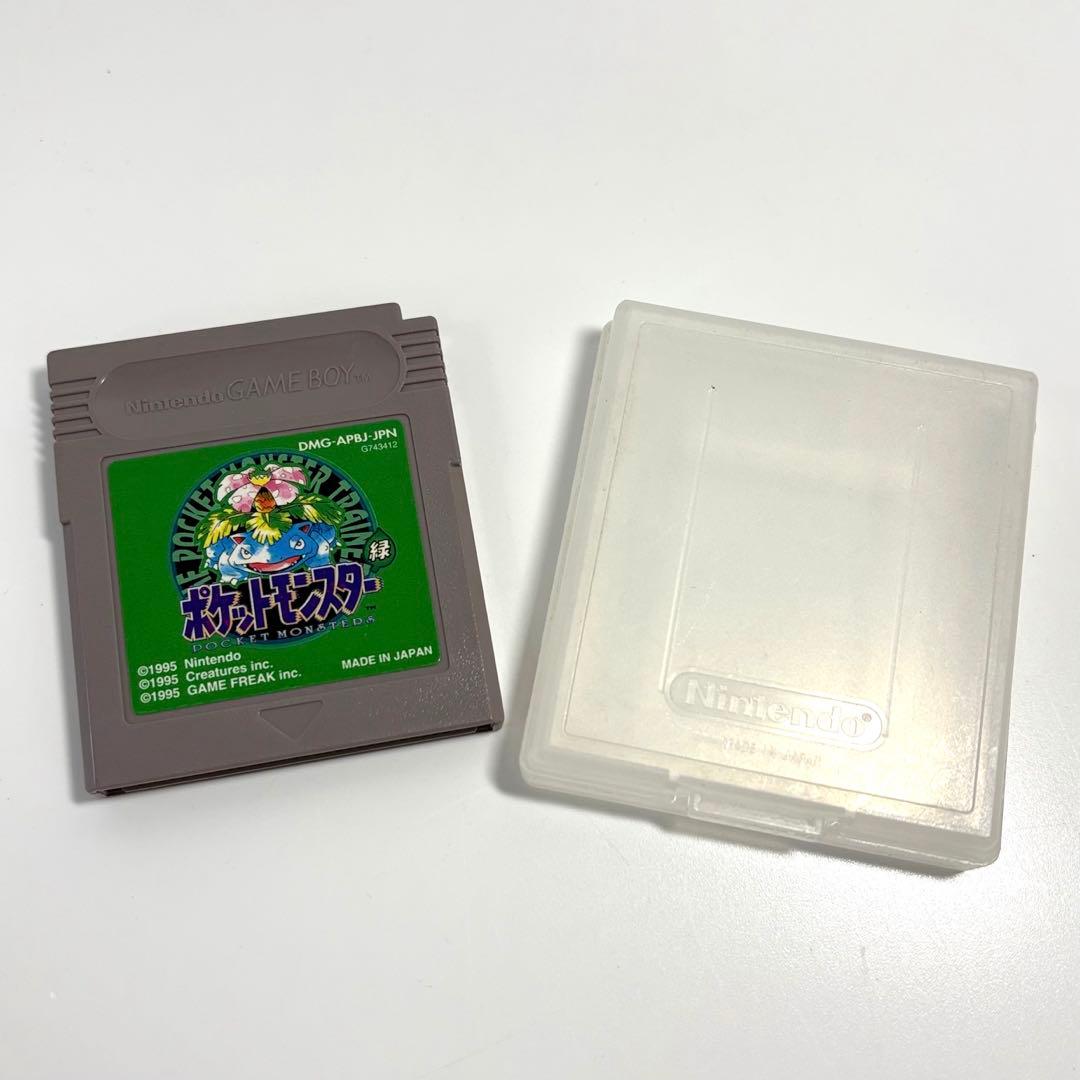 【初代ポケモン 赤・緑 ソフト】　動作確認済　箱説・攻略本付　まとめ売り　送込