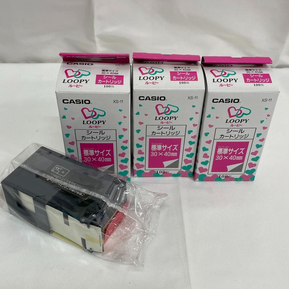 ◆CASIO LOOPY シールコンピューター ルーピーセットB 12060