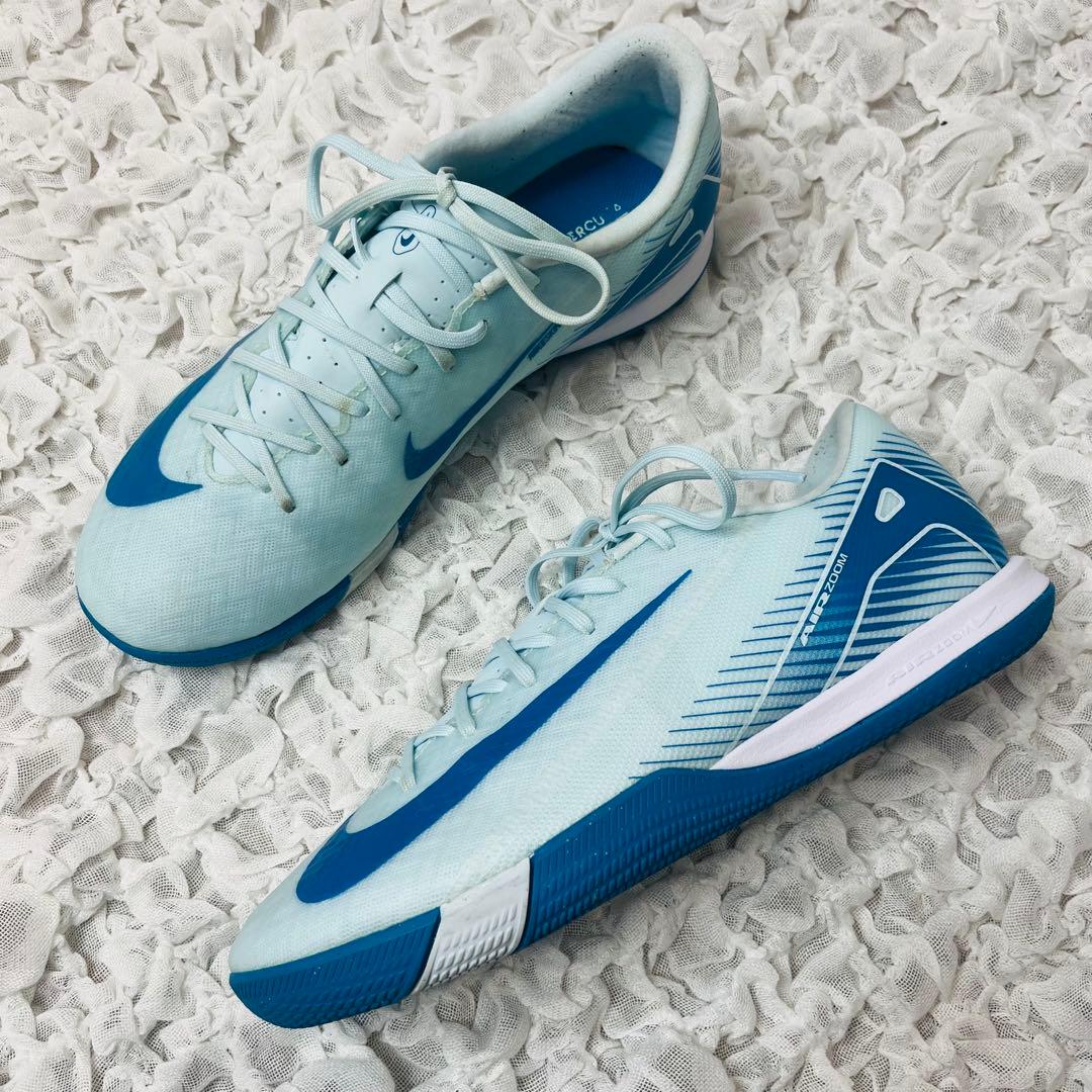 NIKEナイキフットサルシューズ26.5希少完売品レアブルー室内インドアサッカー