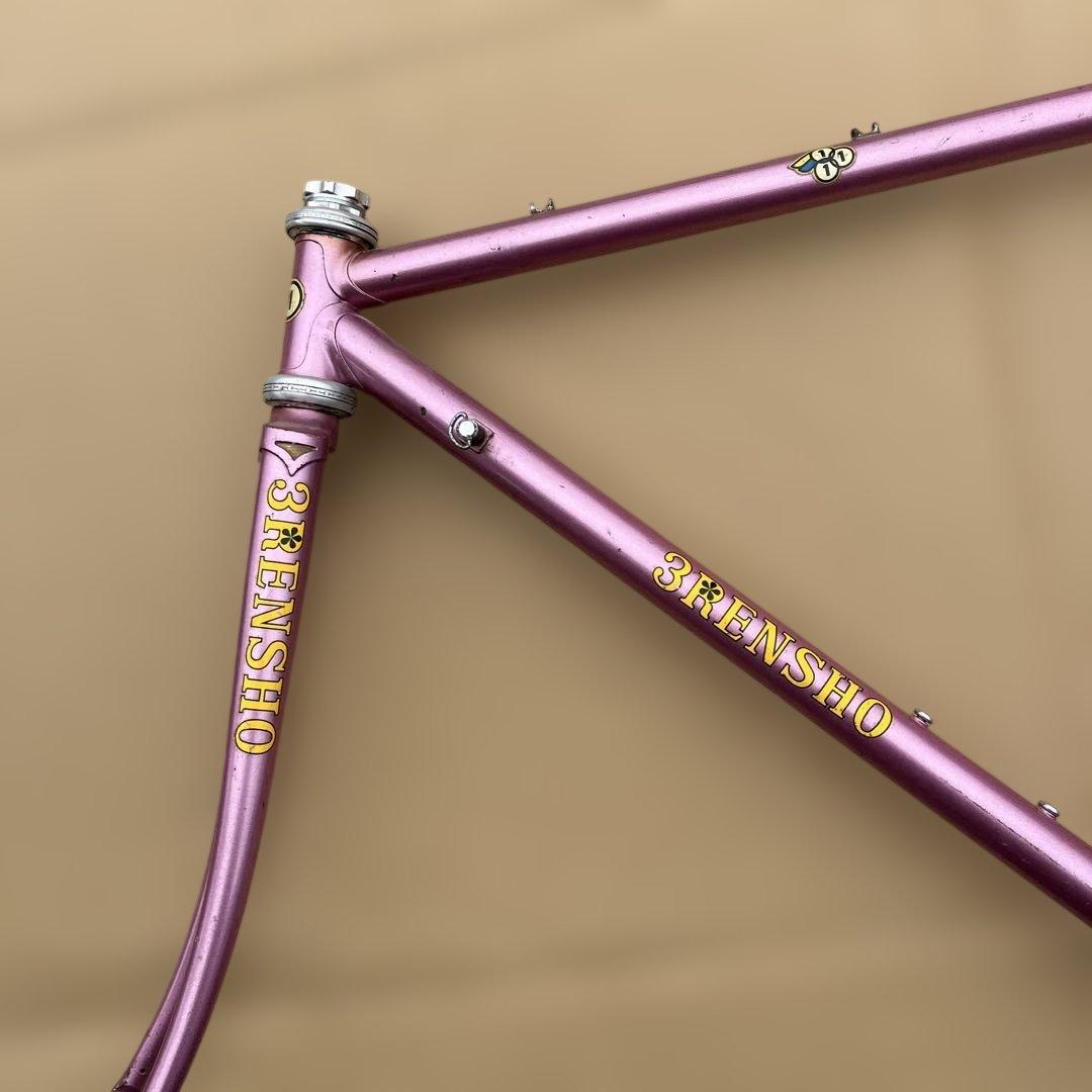 3RENSHO ロードバイクフレーム ピンク