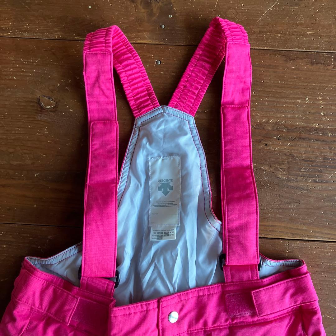 DESCENTE デサント　子供用スキーウェア上下セット　水色×ピンク　ジュニア