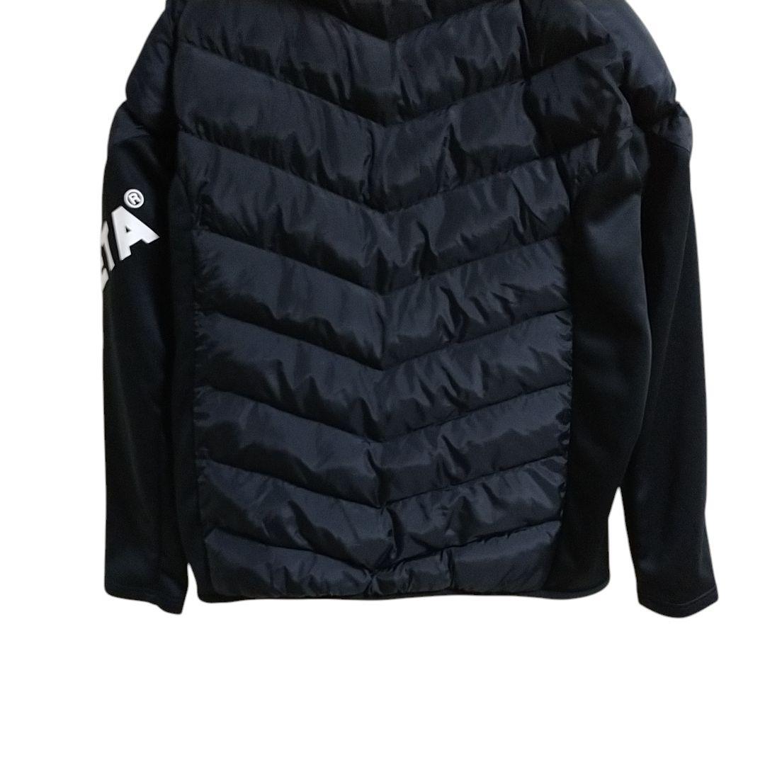 アスレタ ATHLETA フルジップ 中綿ジャケット Lサイズ ブラック