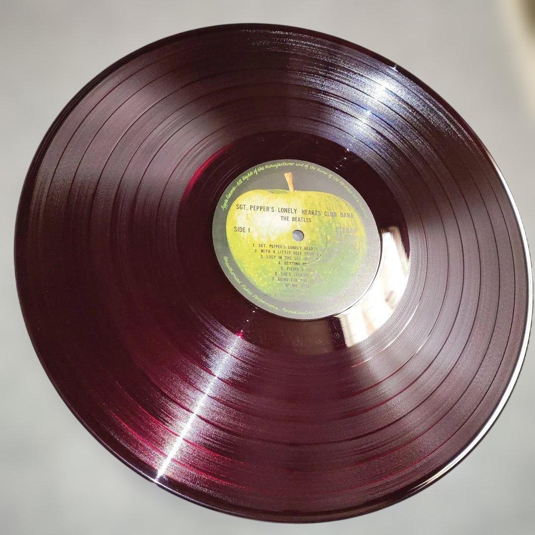 【赤盤良品ＬＰレコード】ビートルズ／サージェント・ペパーズ