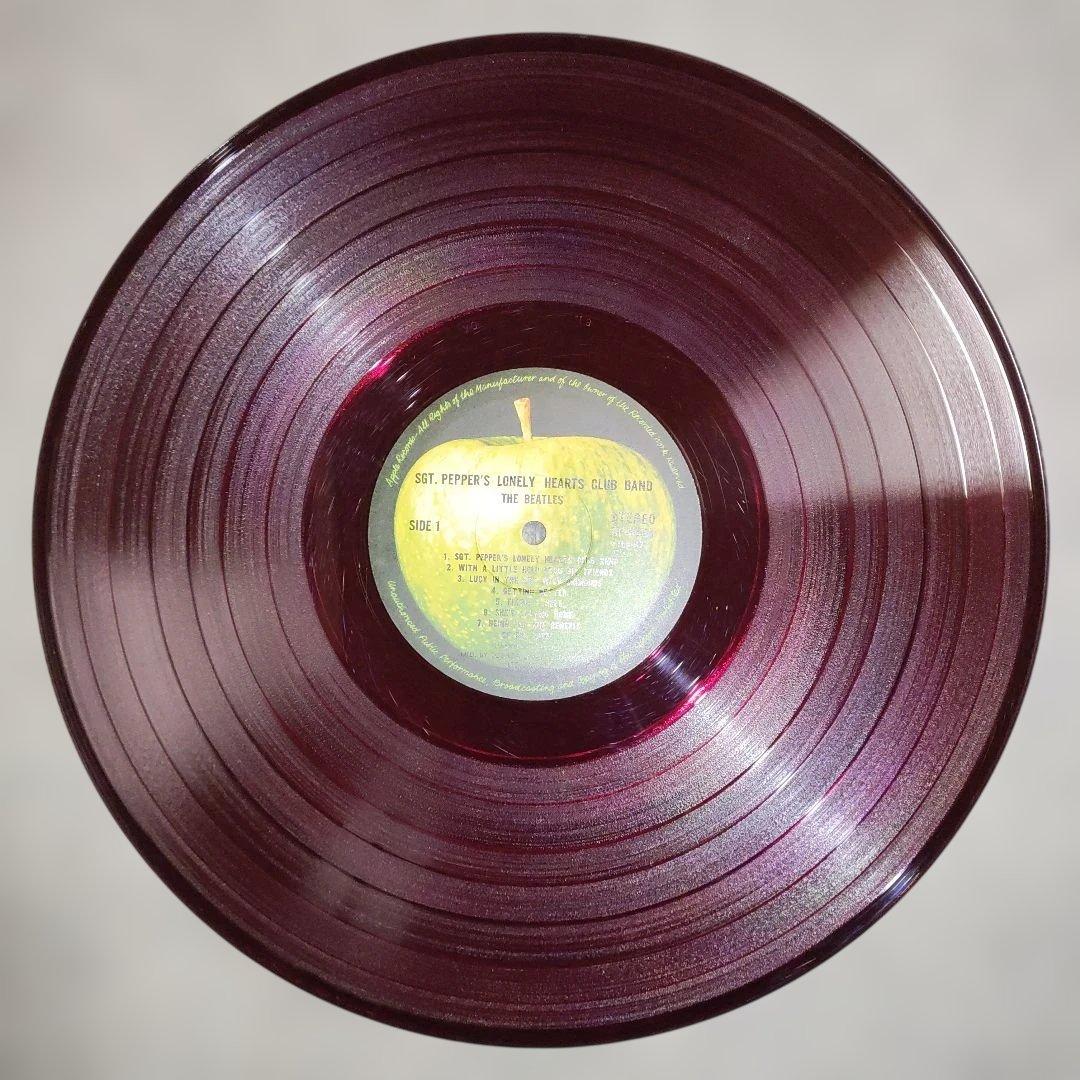 【赤盤良品ＬＰレコード】ビートルズ／サージェント・ペパーズ