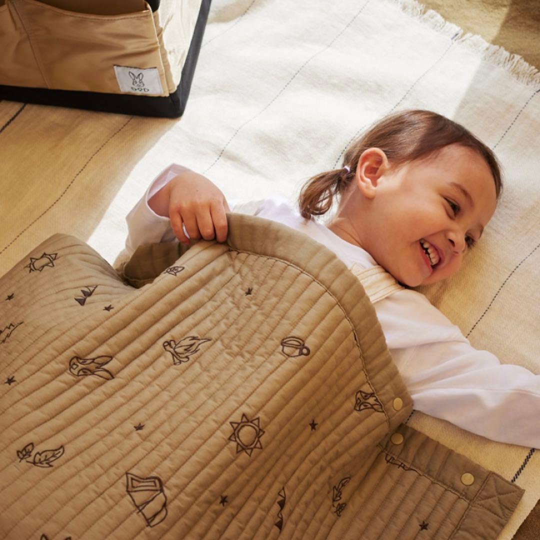 【新品！2個SET】DOD DADWAY 刺繍キルトケット　ベージュ