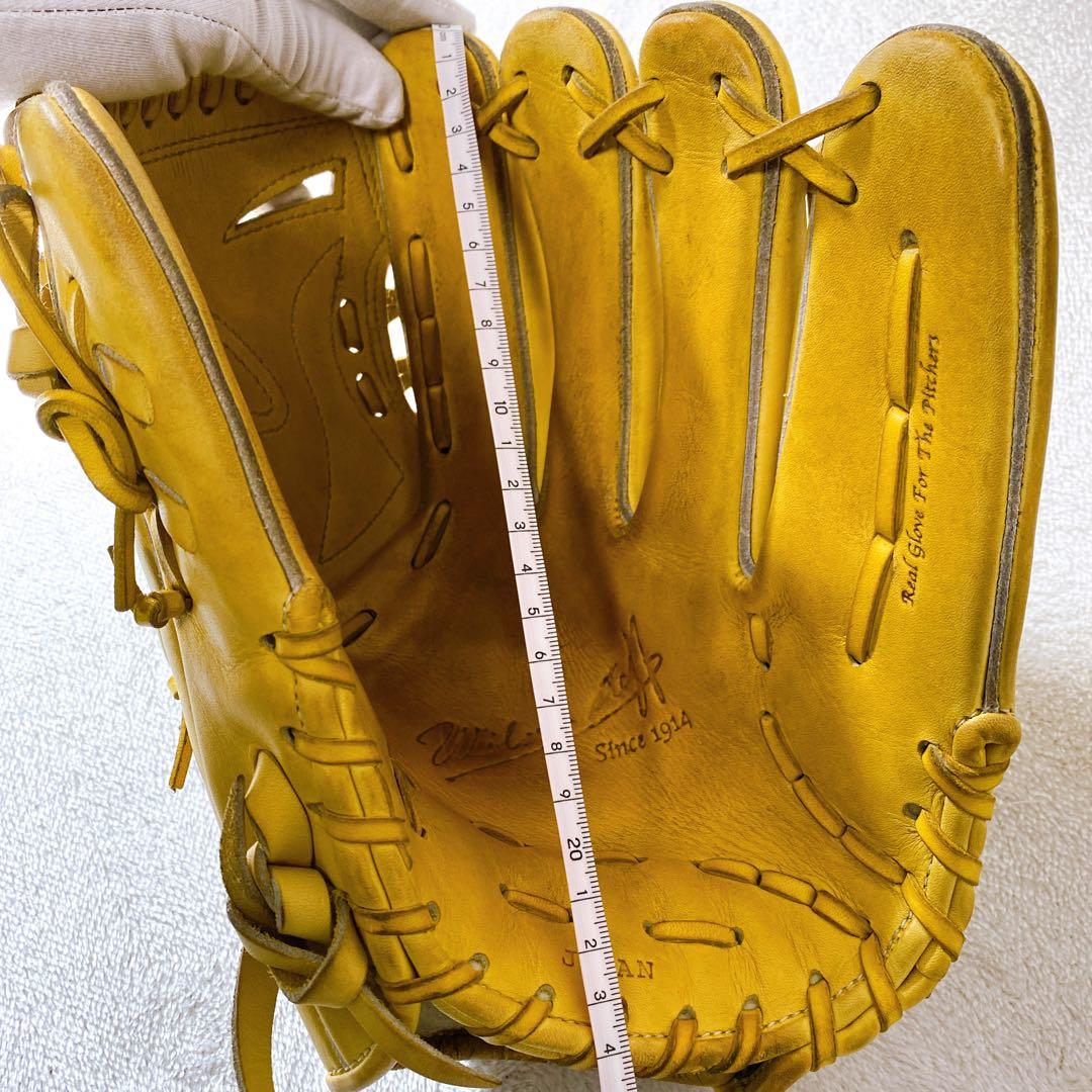 Wilson staff ウィルソンスタッフ　投手用硬式グローブ　イエロー　袋付
