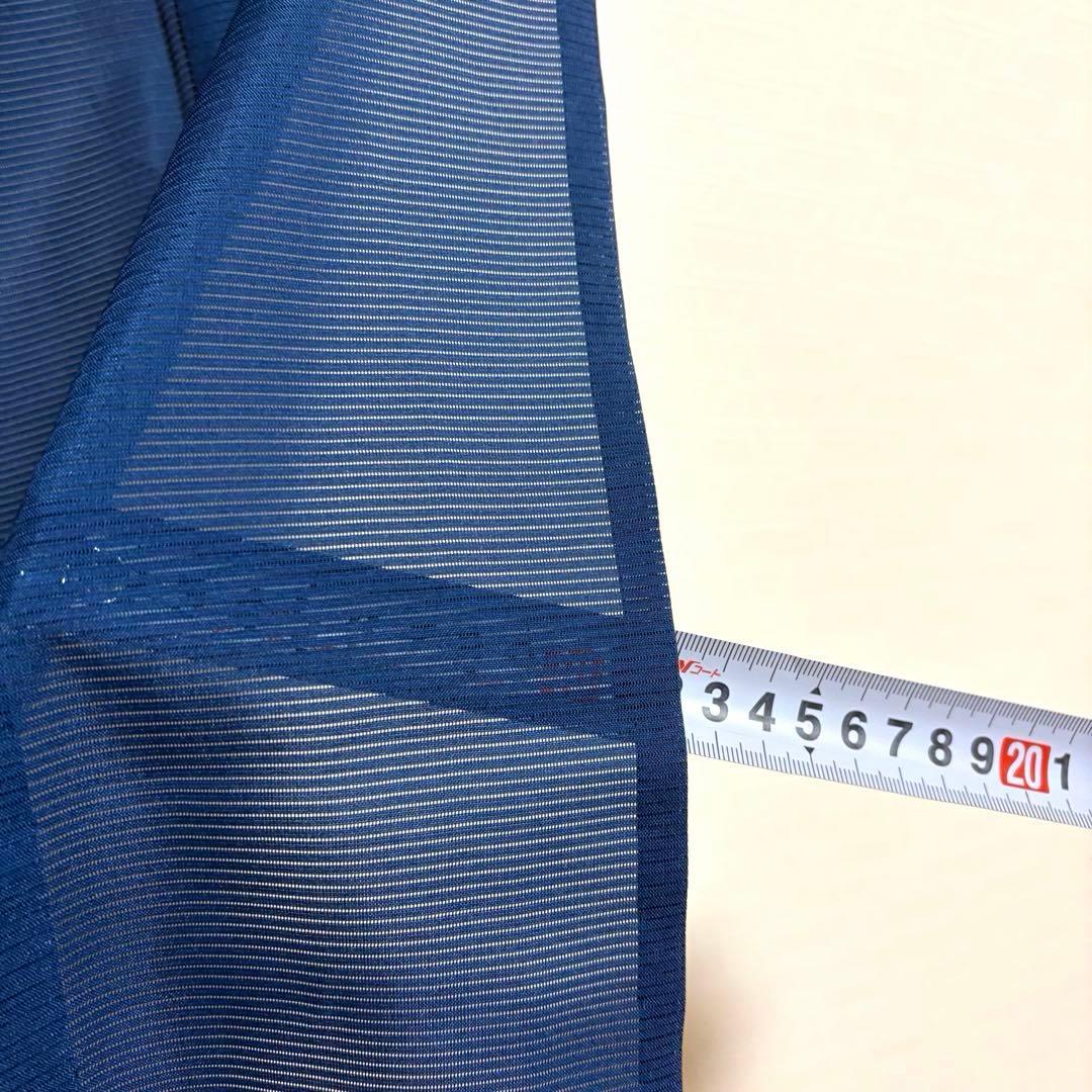 【舞台衣装】 。ポリ絽 墨流し風の模様 銀彩 着物 単衣 広衿 身丈約161cm