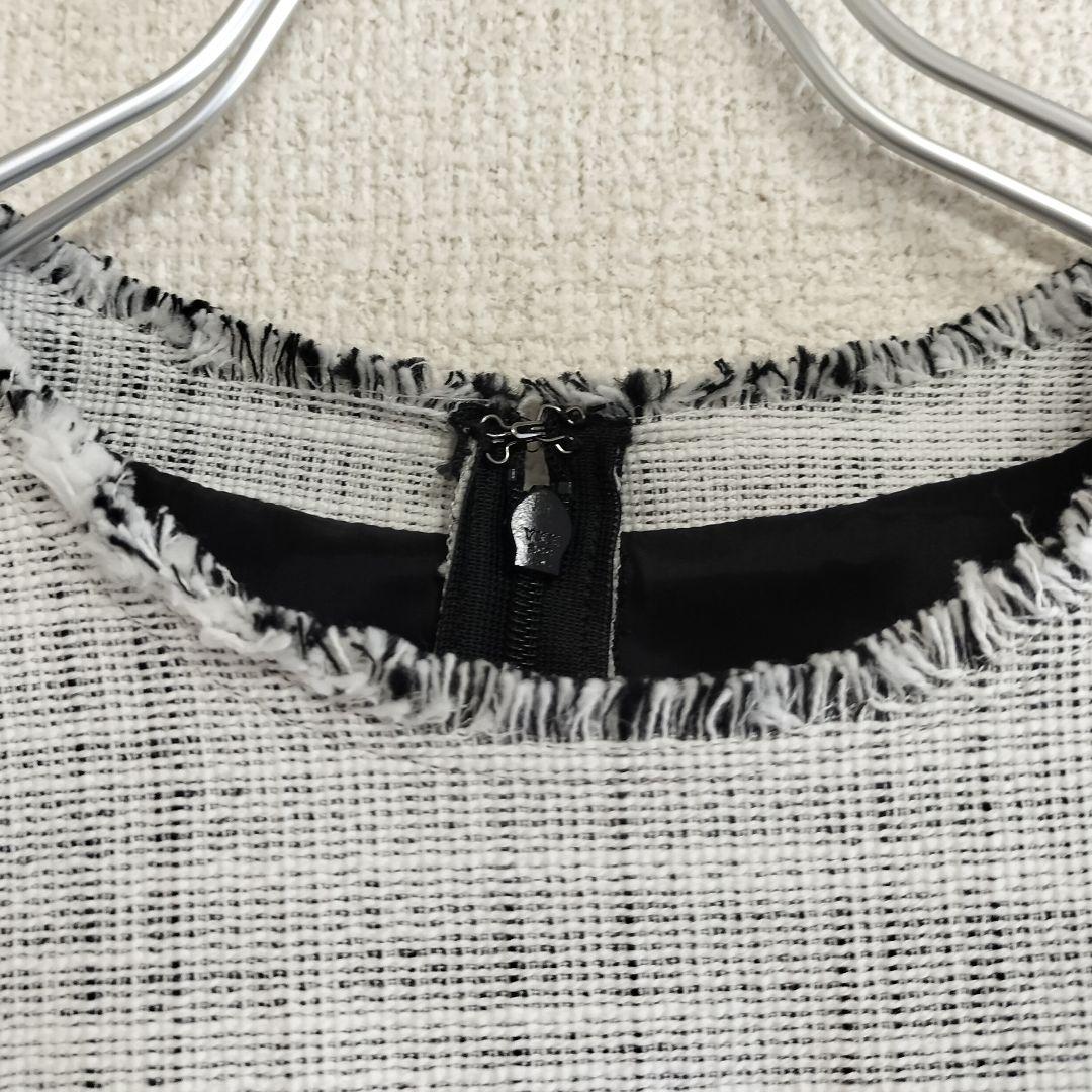 【未使用タグ付】Ballsey ロングスラブツイード コンビ ワンピース 34