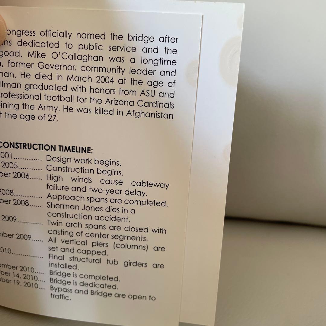 THE BRIGE HOOVER DAM BYPASS アメリカフーダーダム葉書