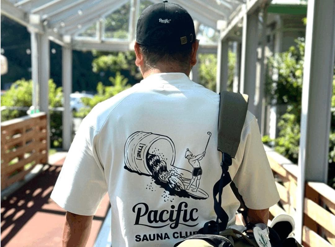 ほぼ新品Pacific GOLF CLUB TTNEMOCK NECK TEE