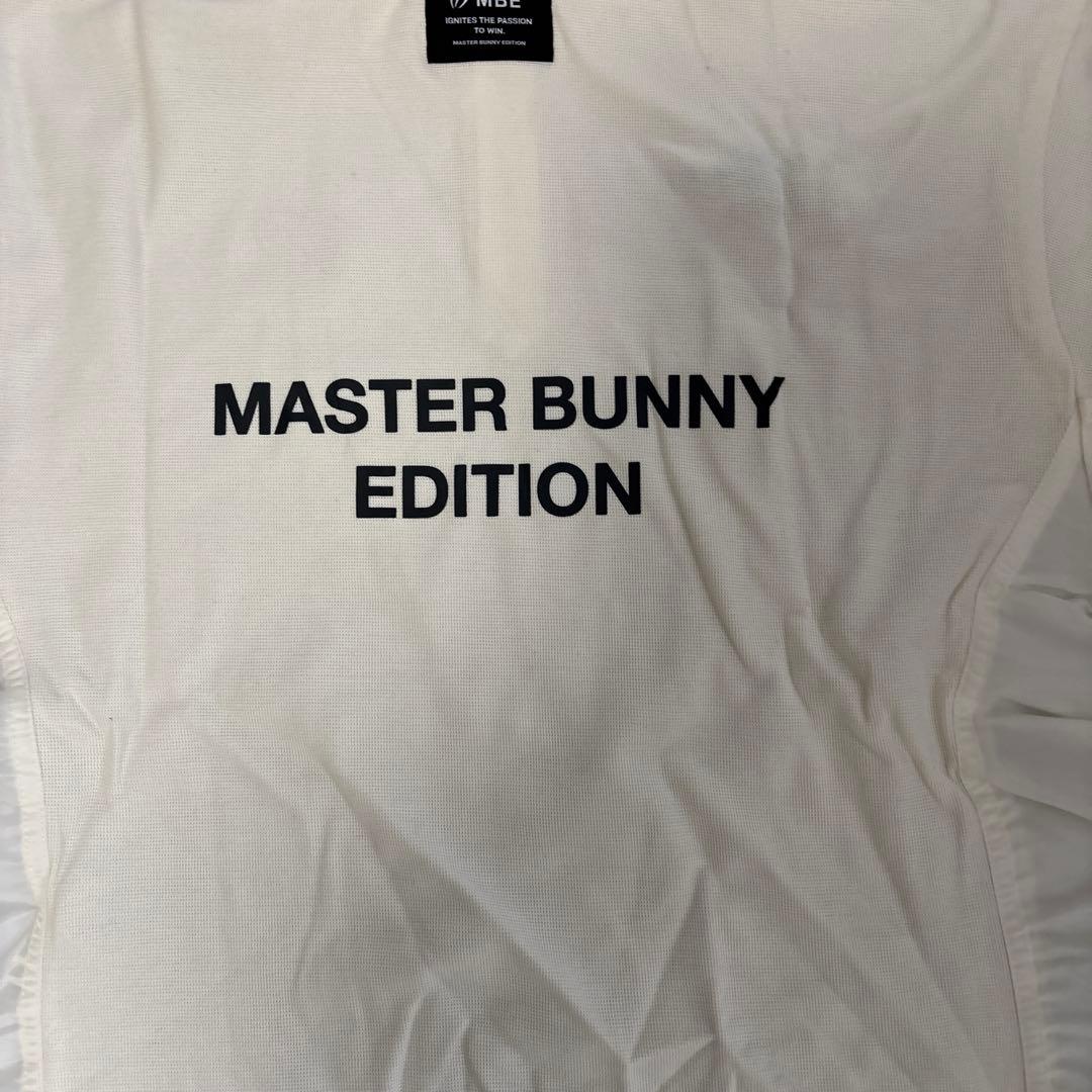 値引きしました‼️マスターバニー、長袖ポロシャツ ホワイト
