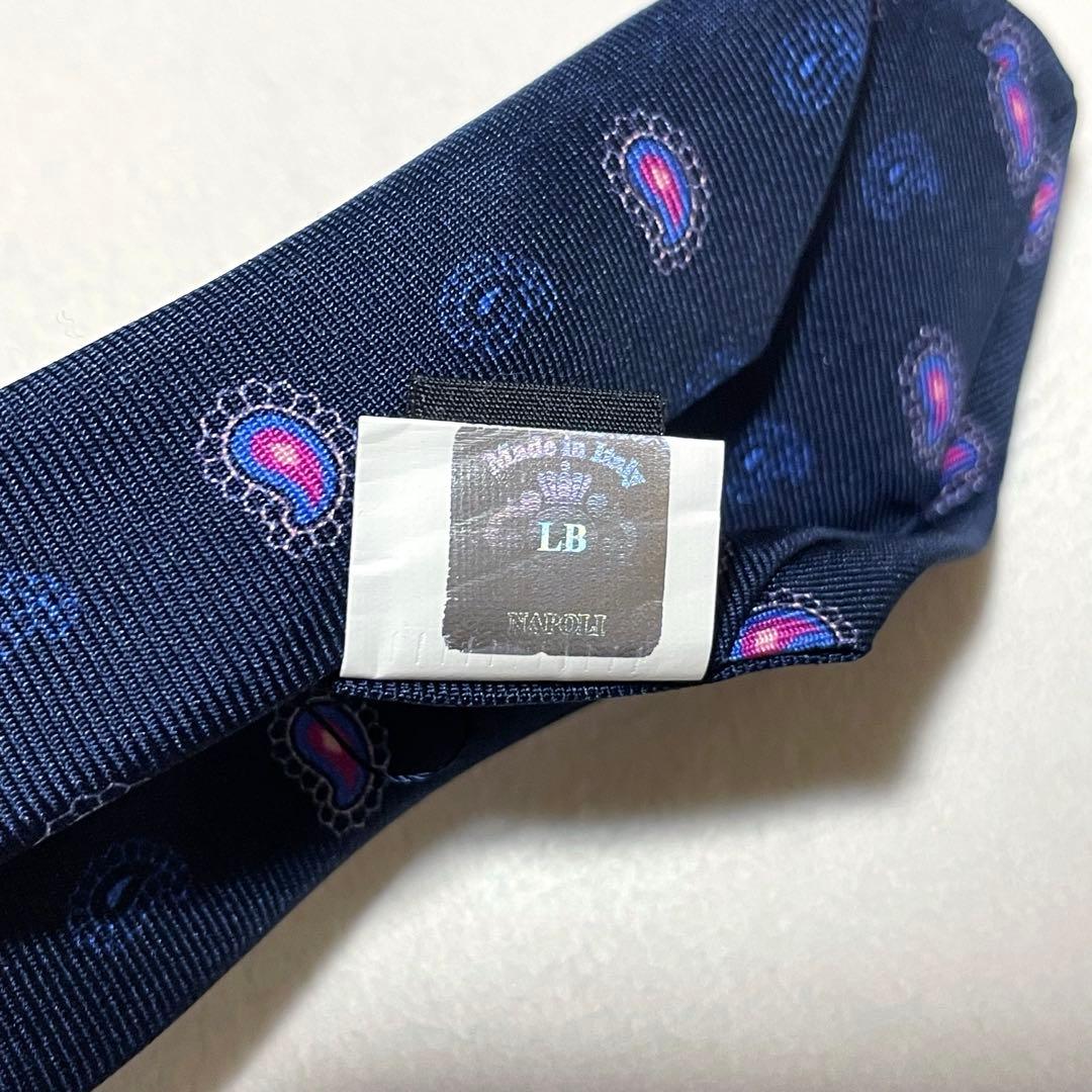 【極美品】luigi borrerri ボレッリ　ペイズリー　セッテピエゲ