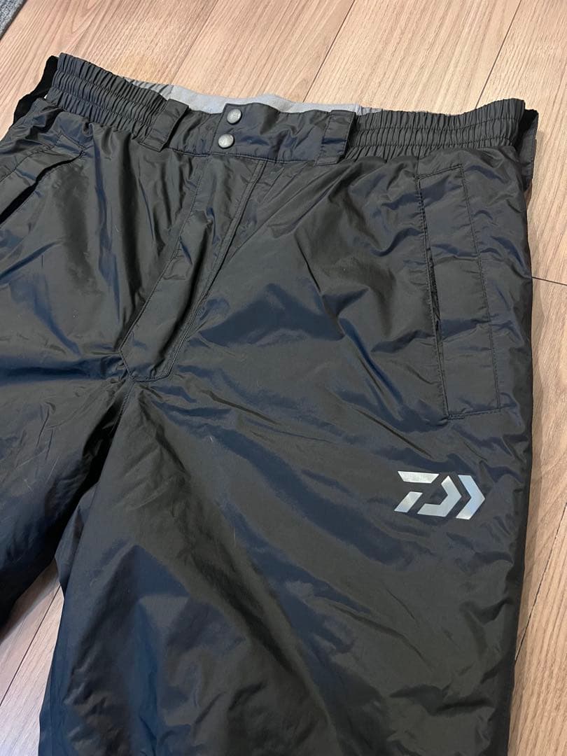 Daiwa レインウェア ブラック/グレー サイズ:XL