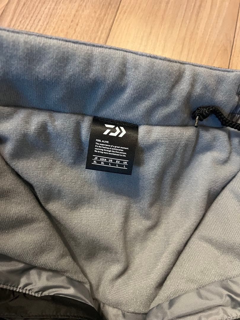 Daiwa レインウェア ブラック/グレー サイズ:XL
