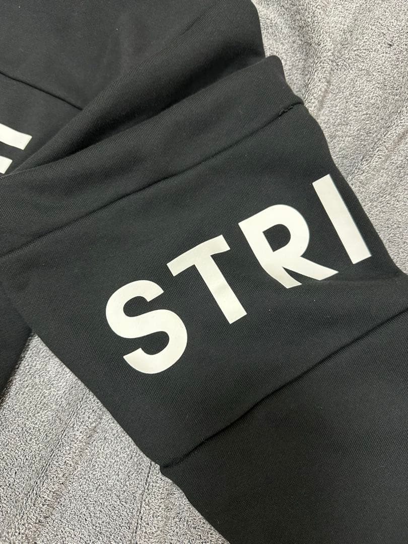 新品タグ付 adidas アディダス セットアップ スウェット 黒 L フーディ