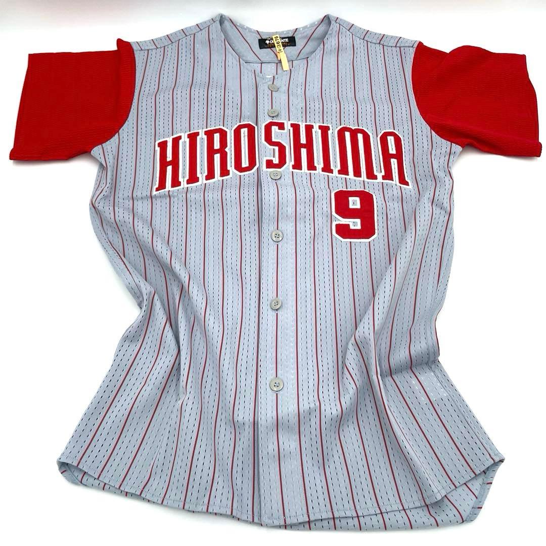 希少　広島東洋カープ　緒方孝市　Lサイズ　ハイクオリティ刺繍　復刻ユニフォーム