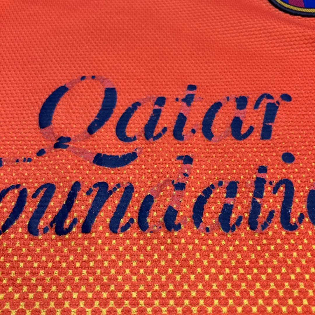 NIKE バルセロナ 12/13 アウェイ ユニフォーム ゲームシャツ オレンジ