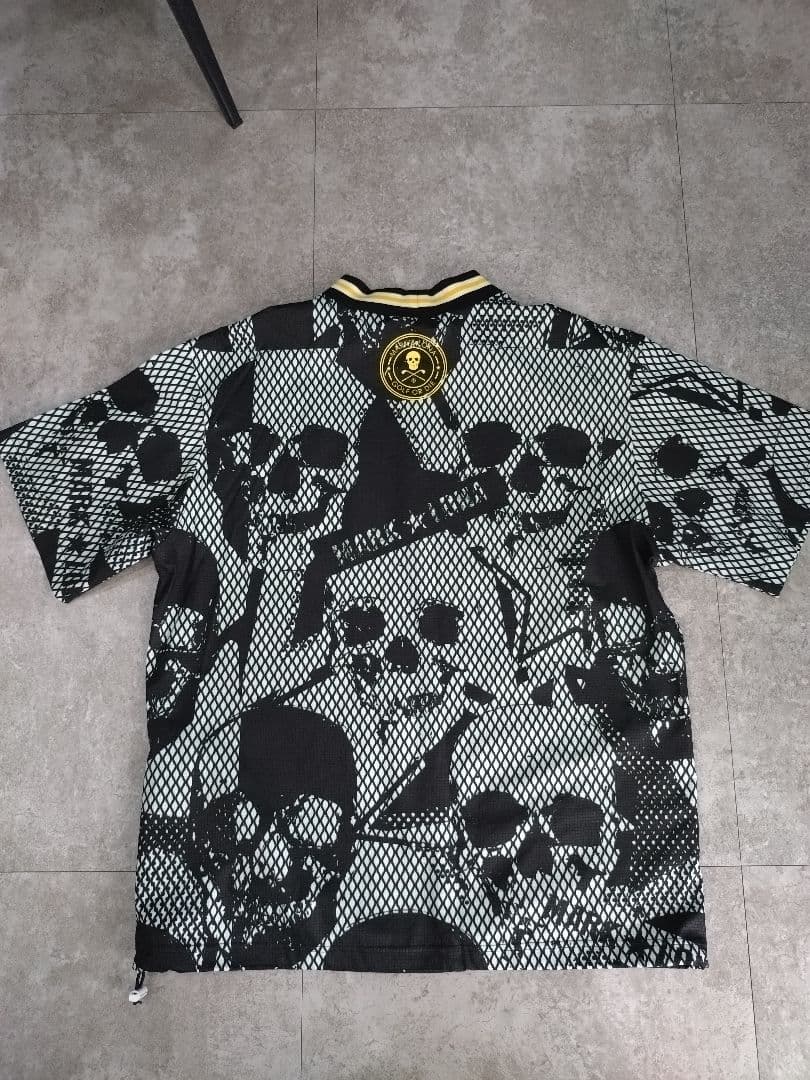 MARK & LONA スカルデザイン ゴルフシャツ サイズ48