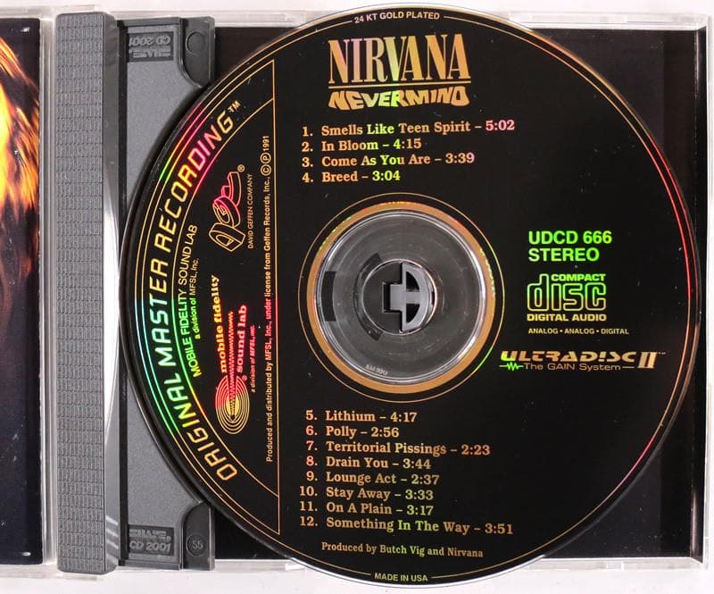 (GOLD CD) Nirvana 『Nevermind』 UDCD 666