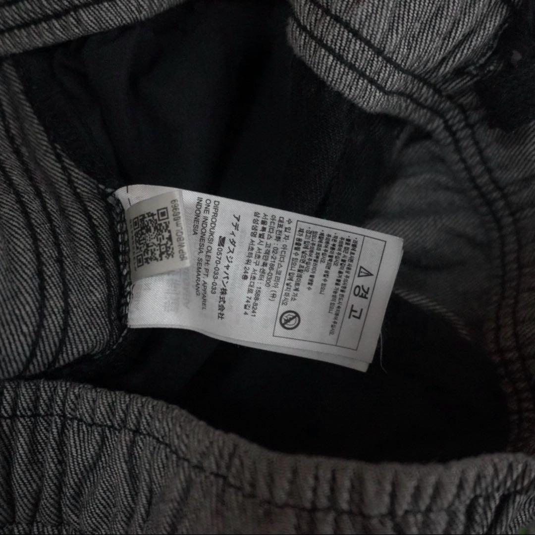 希少サイズ ✨極美品 アディダス パッチワークジーンズ デニム ワイドパンツ