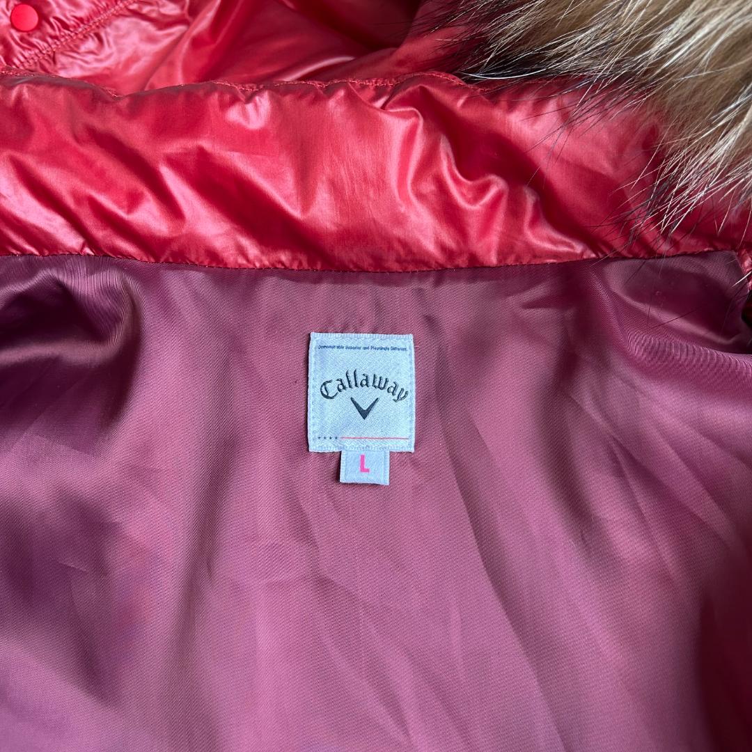 キャロウェイ ダウンコート ダウンジャケット　ファー付き L 3way