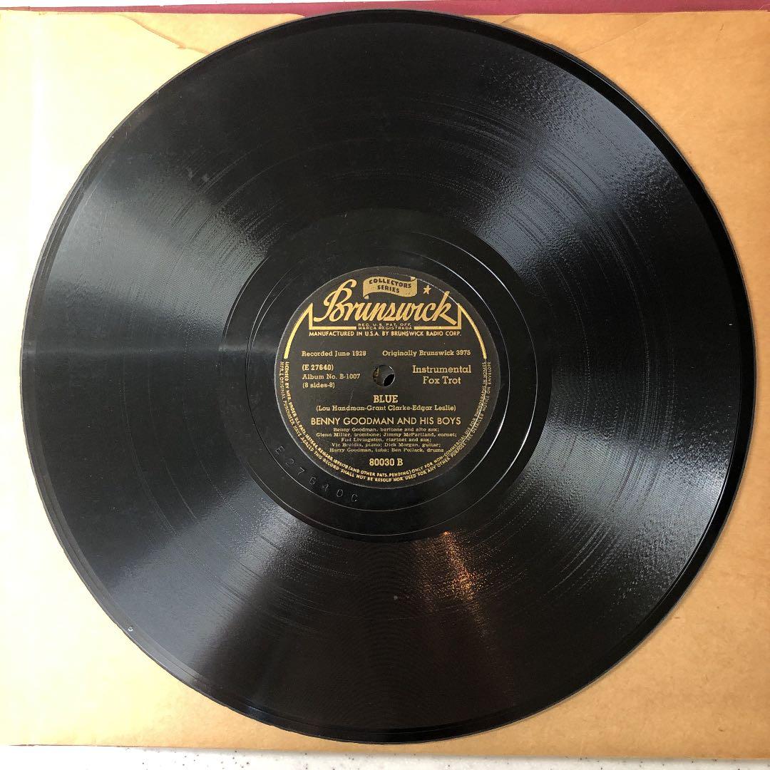 貴重！4枚組 BENNY & GLENN ライナー付 78rpm 美品SP盤