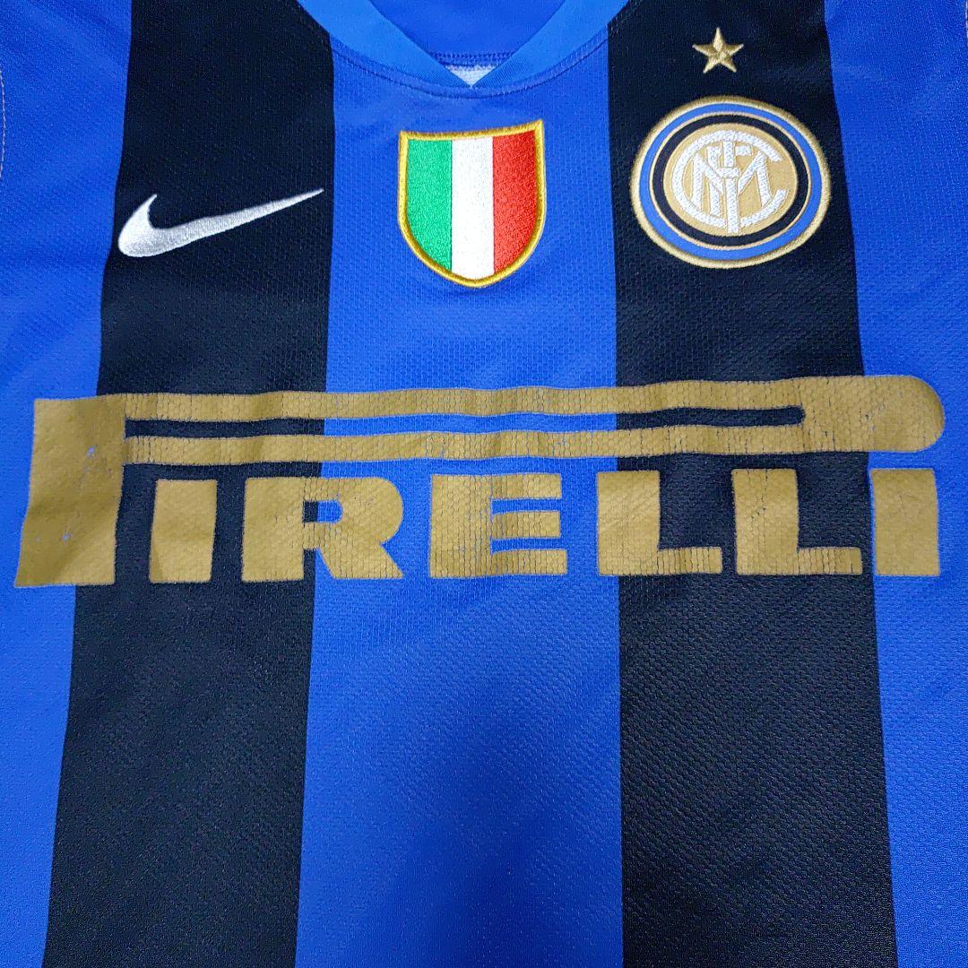 NIKEナイキInterインテル2010-11年ユニフォーム(サッカーシャツ)S