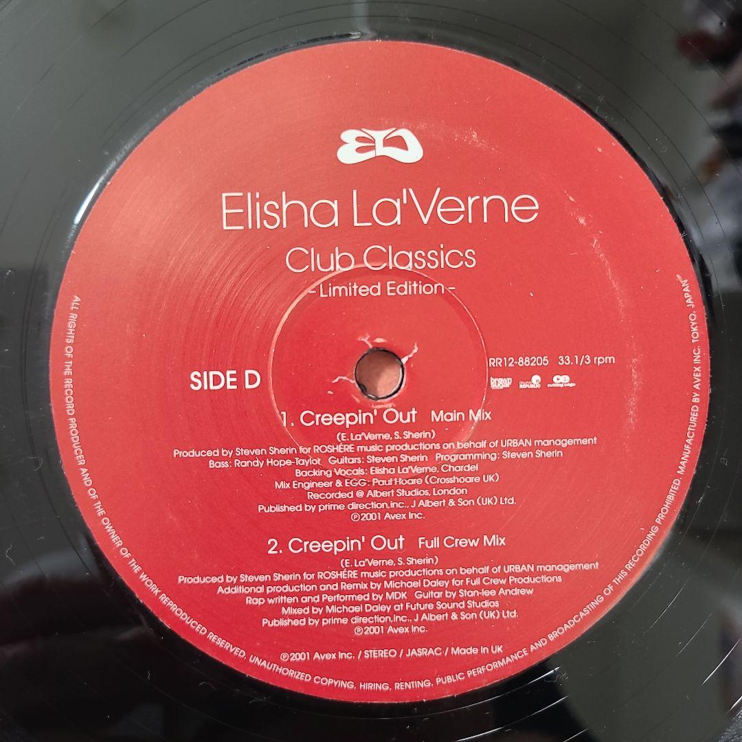 ★日本オリジナル盤★『クラブ・クラシックス』エリーシャ・ラヴァーン２枚組ＬＰ