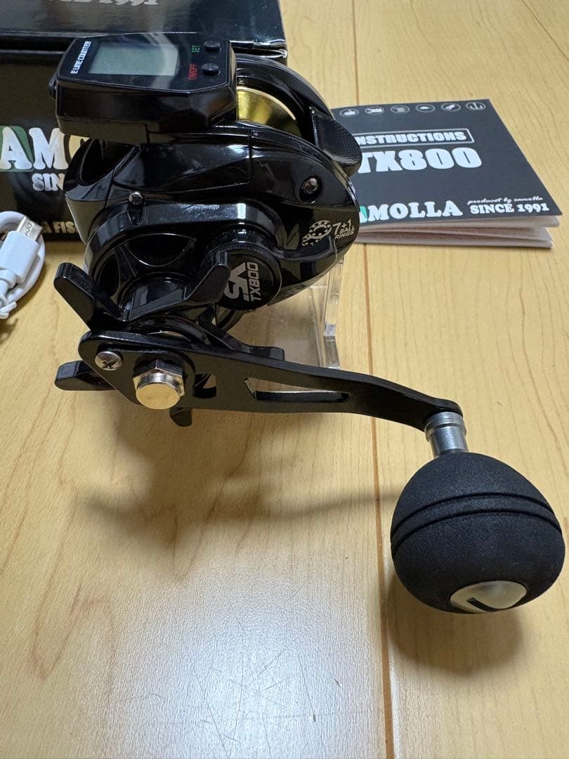 MORUTOさん専用カウンターリール　フォールレバー付き　左巻き