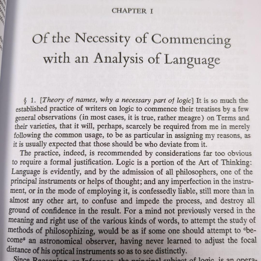 【英語版】論理学体系 ジョン・スチュアート・ミル全集 / 作品集 第7巻
