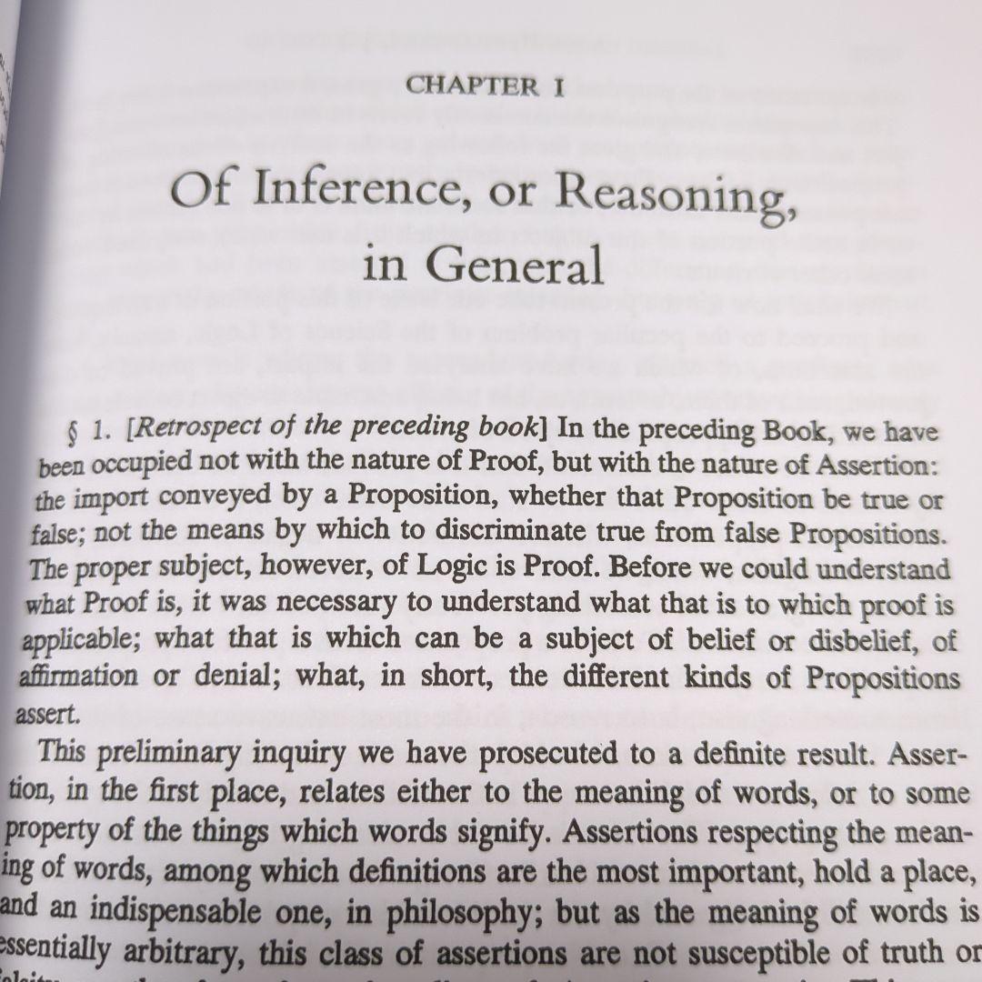 【英語版】論理学体系 ジョン・スチュアート・ミル全集 / 作品集 第7巻