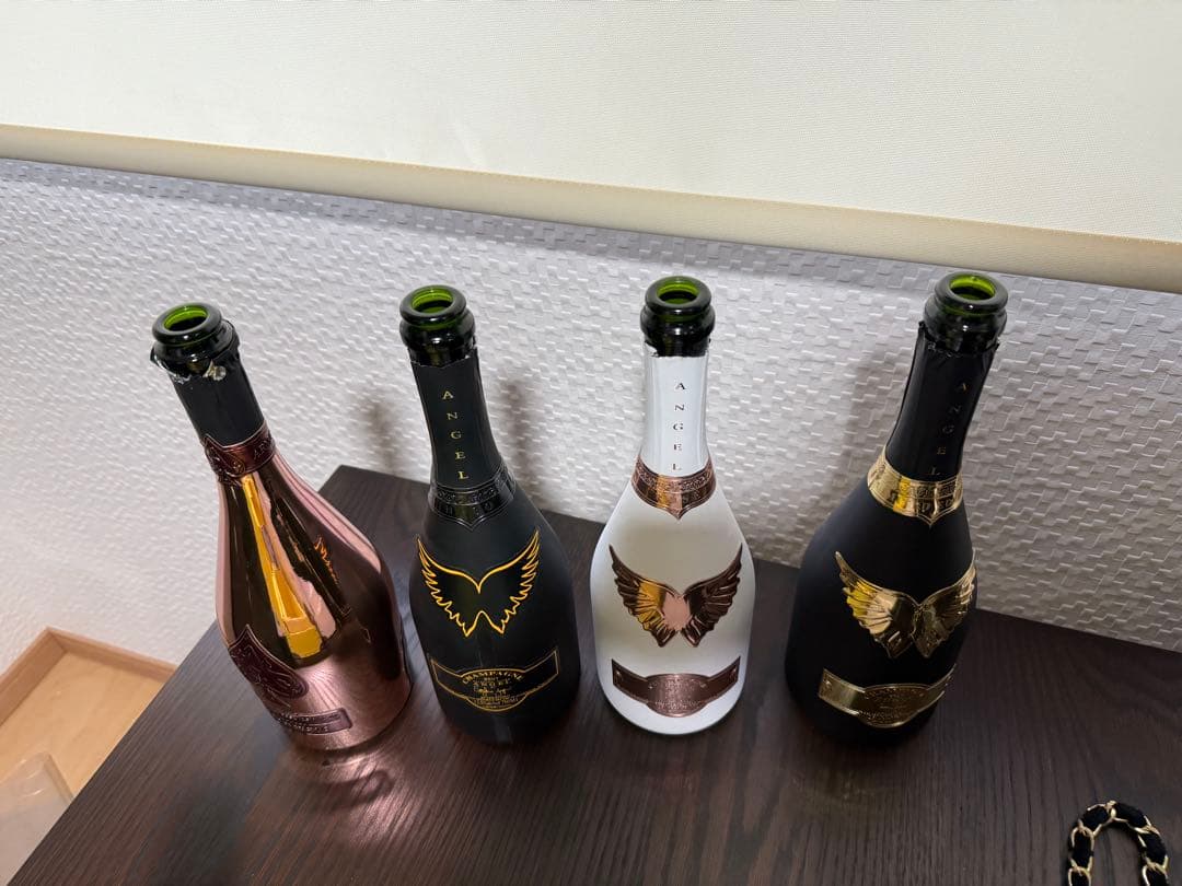 【空箱】エンジェル シャンパン 5周年記念 ブラック他2箱➕アルマンドロゼ空箱