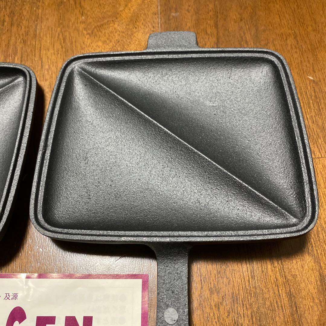 【未使用品】OIGEN南部鉄器 ホットサンドメーカー 及源鋳造　日本製