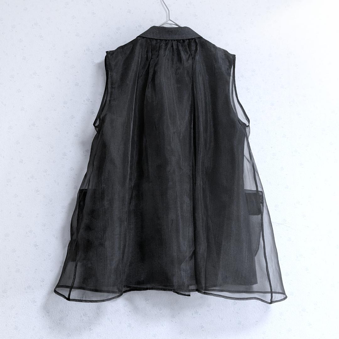 トップス Ameri MEDI SHEER DOCKING LADY LIKE VEST