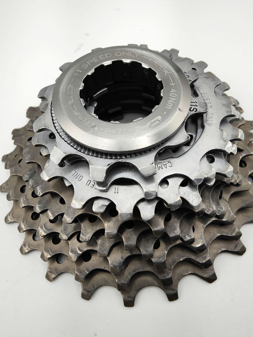 カンパニョーロスーパーレコード11S スプロケ 12-25T　極美品☆