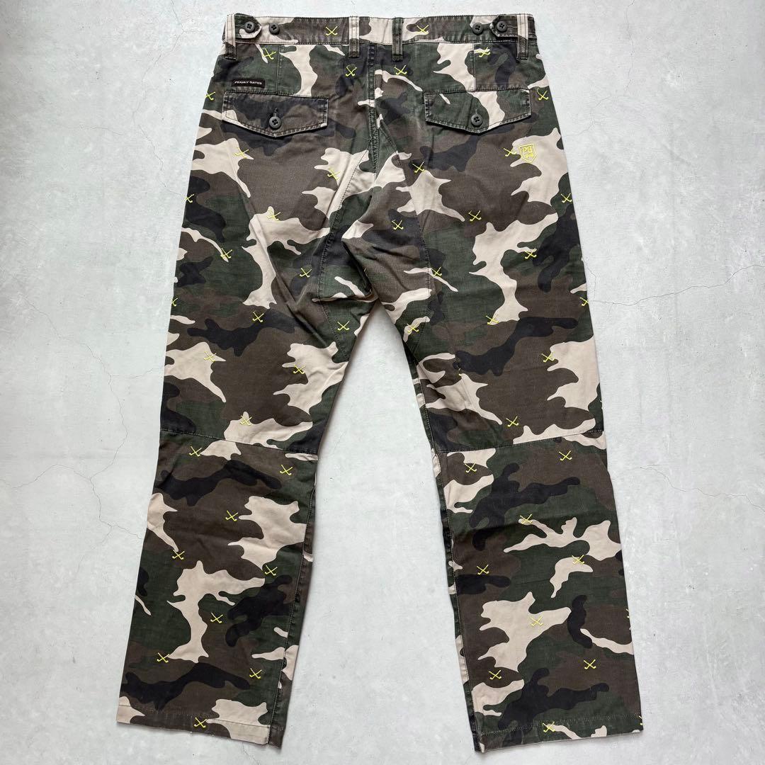 PEARLY GATES パーリーゲイツ 迷彩 カモフラ 総柄 ロングパンツ 6