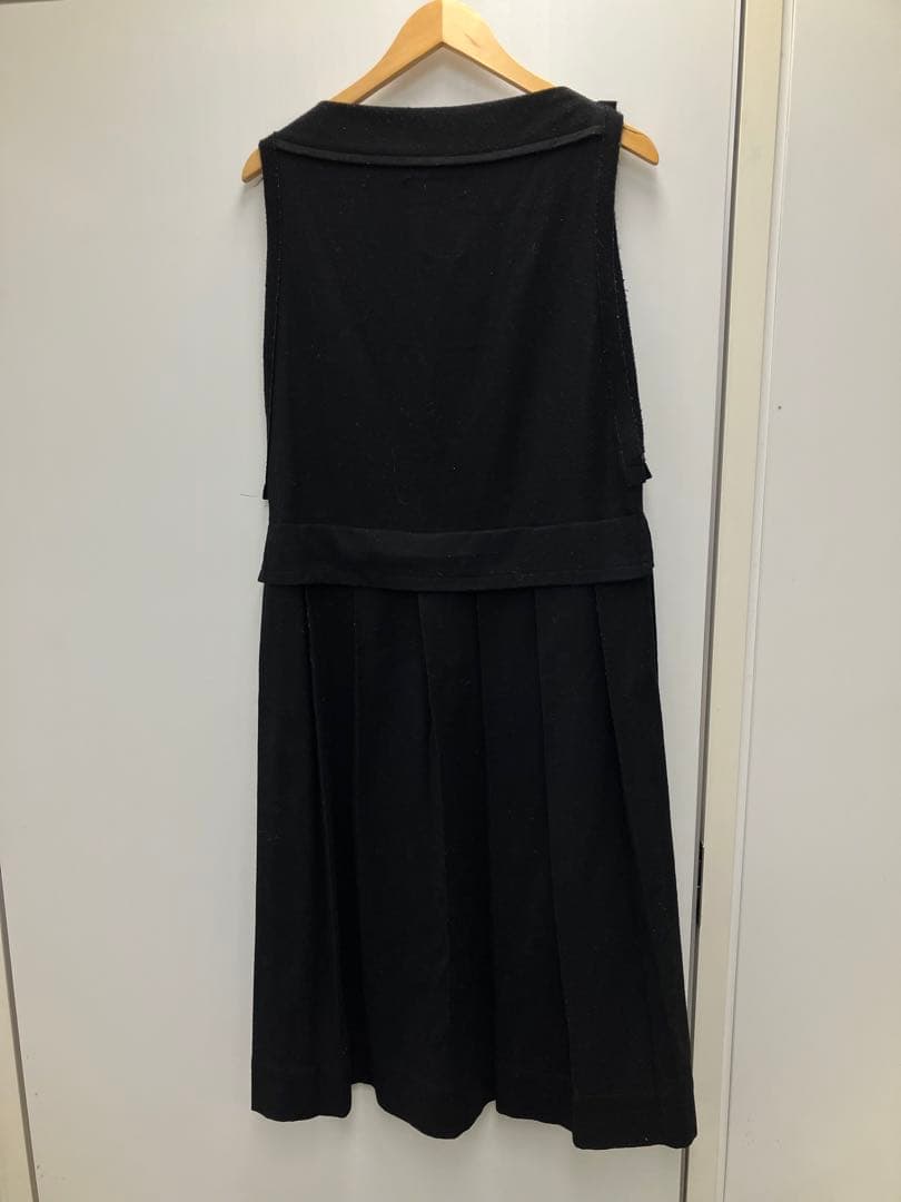 y's ワイズ　ヨウジヤマモト　プリーツ　ワンピース　ウール