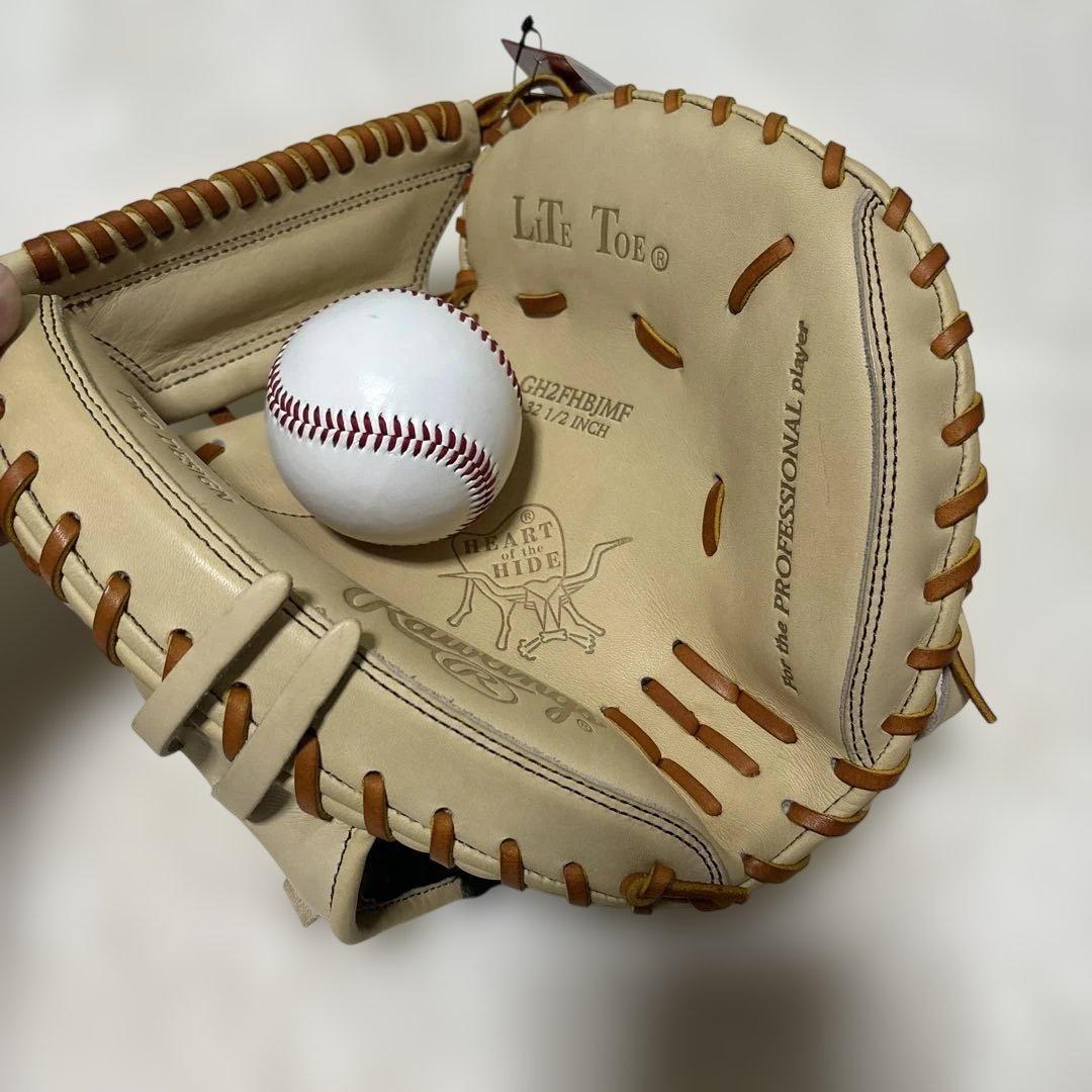 定価税込47300円！ローリングス　硬式キャッチャーミット新品未使用　白