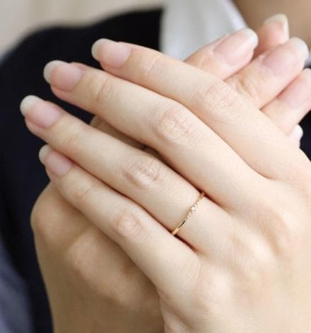 【キラキラ星】美品 SIENA ROSE ゴールドリング 9号 箱あり