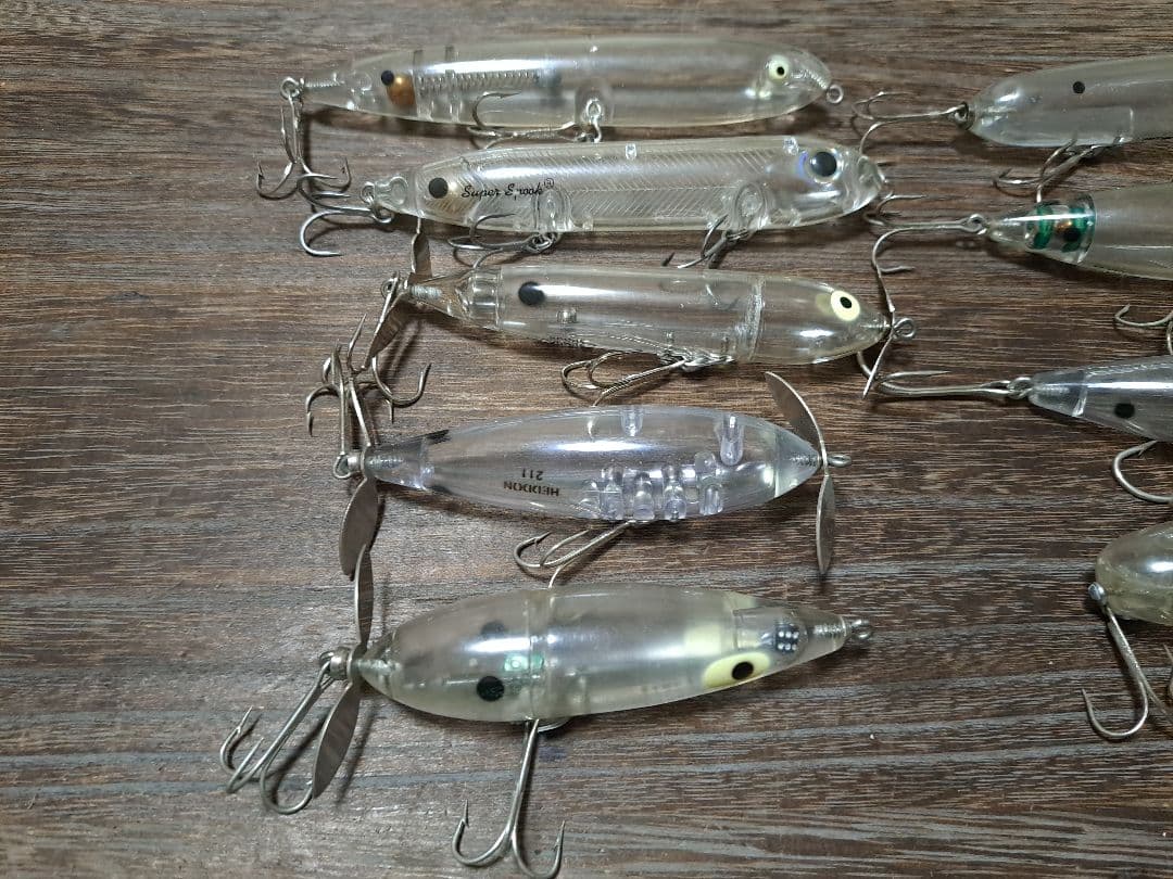 ヘドン　HEDDON　クリア　まとめて
