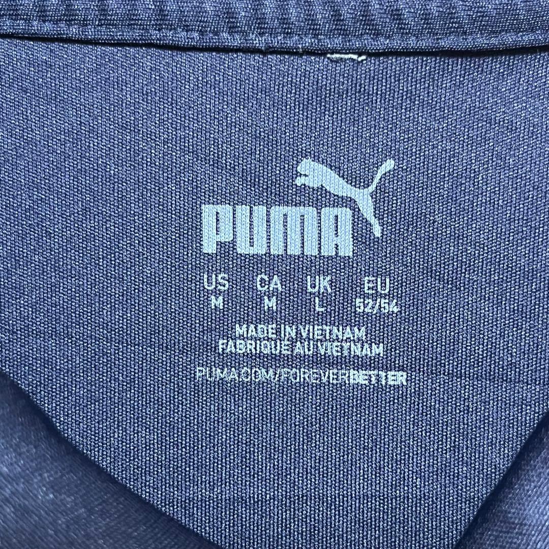 B5 PUMA 長袖ポロシャツ PGA TOURロゴ M ゴルフ スポーツ