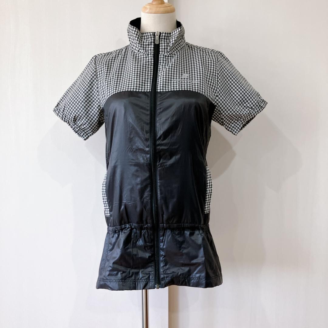 【極美品】　クレージュスポーツフューチャー　チェック柄ジップアップジャケット