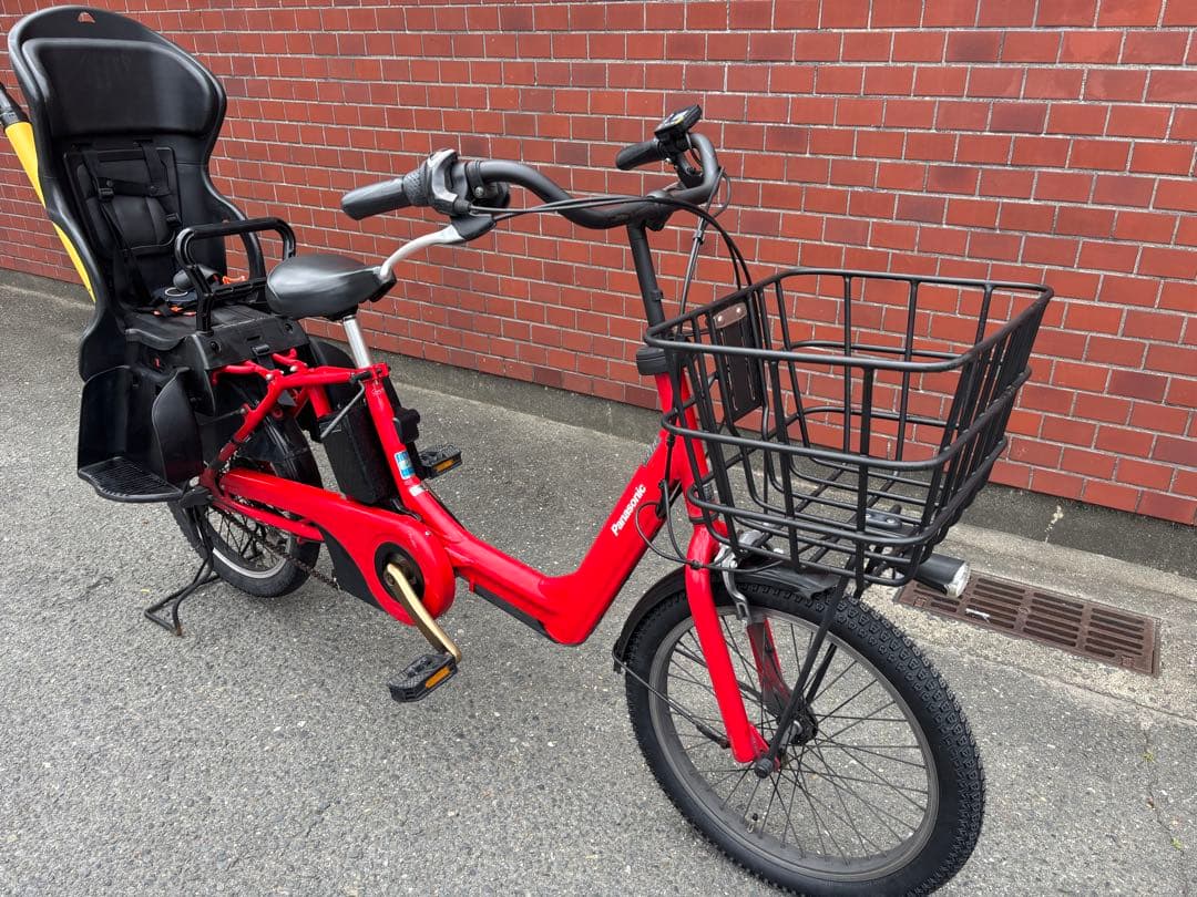 Panasonic gyutto電動アシスト自転車 赤 チャイルド